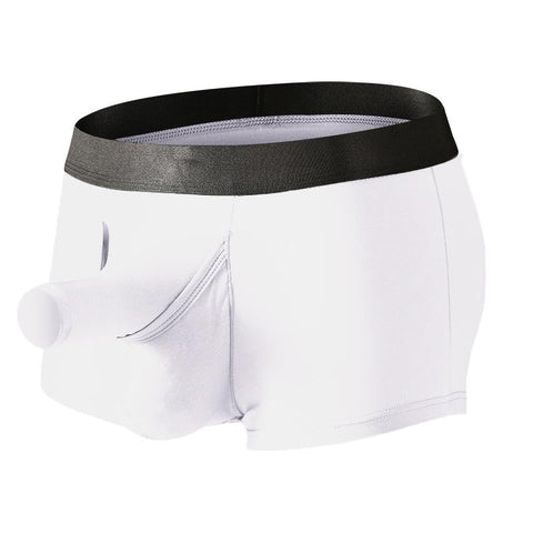 Boxers Underwear Sexy Long Penis Pouch Boxershorts Underpants Male-MF01619-Veeddydropshipping
