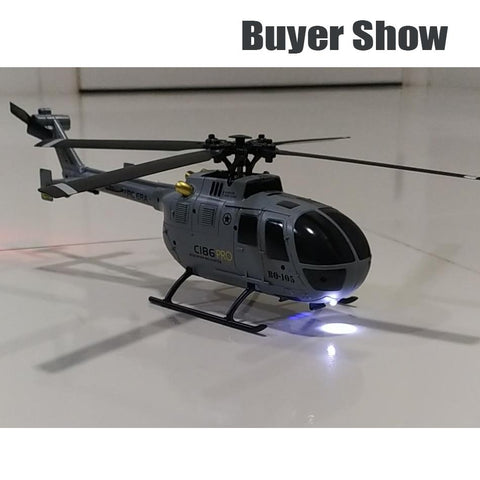 C186 Pro RC Helicopter for Adults 2.4G 4 Channel BO105 Scale with Automatic-TB01420-Veeddydropshipping
