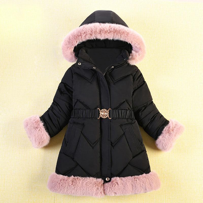 Baby Girls Winter Jacket Childrens Thicken Warm Clothing-Veeddydropshipping