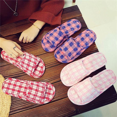 Slippers Wood Floor Floor Tiles Mute Indoor Soft Bottom Female-BS01257-Veeddydropshipping