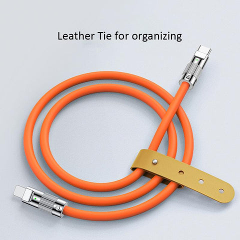 120W 6A Super Fast Charge Type-C Liquid Silicone Cable Quick Charge USB Cable-PA00398-Veeddydropshipping