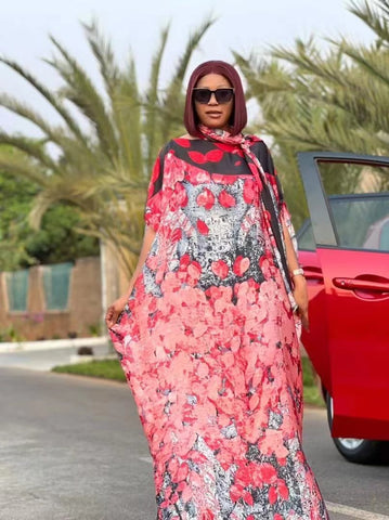 Fashion Dashiki Women Long Dress-WF01534-Veeddydropshipping