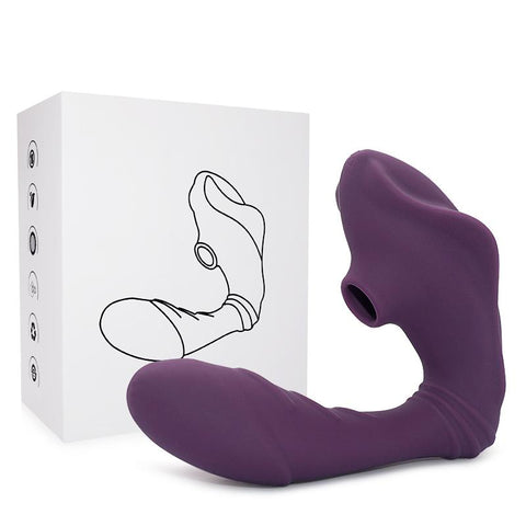 Vagina Sucking Vibrator Vibrating Sucker Oral Sex Suction Clitoris Stimulator -BH01224-Veeddydropshipping