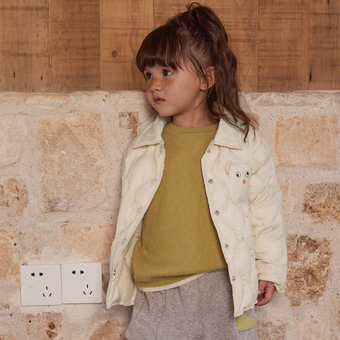 Baby Toddler Boys Girls Down Puffer Jacket Polo Collar-TB01007-Veeddydropshipping