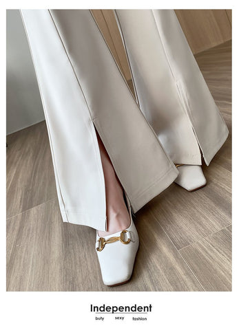 Women Flare Pants High Waist Long Bell Bottom Pants-WF00449-Veeddydropshipping