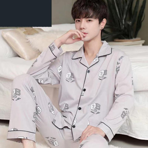 Clothes Ensembles De Pyjamas Men Sleepwear Lounge Homewear-MF01580-Veeddydropshipping
