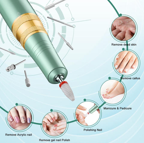 Machine USB  Electric  Manicure Pedicure Polishing Shape Tools-BH01051-Veeddydropshipping