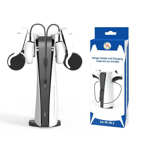 For PS5 handle pole type bracket 1/2 charging cable set wireless handle/headset -CE01159-Veeddydropshipping