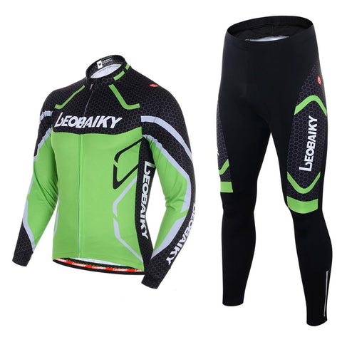 High Quality Pro Bicycle Jersey Long Sleeves Set Men Bike Clothing Mtb Cycle Wear -OS00974-Veeddydropshipping