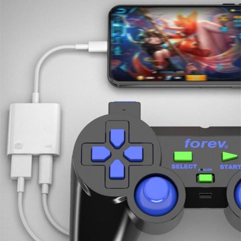 Lightning To USB OTG Converter Adapter for IPhone  Mouse Keyboard Charging U Disk Camera-PA00972-Veeddydropshipping