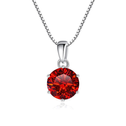 Moissanite Pendant Necklace For Women Top Quality 925 Sterling Silver -JW00060-Veeddydropshipping