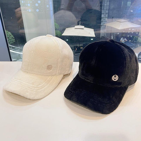 Lady Soft Fur Blended Baseball Caps-WF01370-Veeddydropshipping