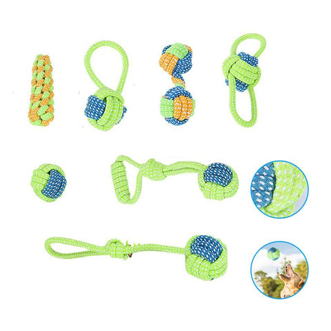 Pet dog toy bite-resistant cotton rope toy-HA01473-Veeddydropshipping