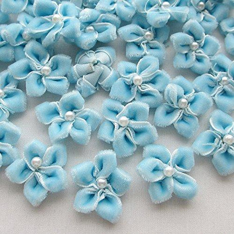 Velet Ribbon Flower Bauhinia Appliques Wedding-HA00717-Veeddydropshipping