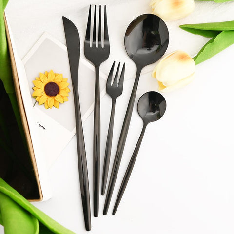 Dinnerware Set Fork Spoon Flatware Cutlery Set-HA01330-Veeddydropshipping