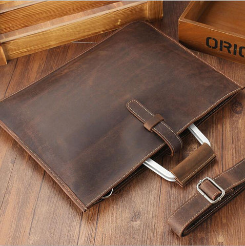 File Document Purse Wallet Top Layer Ipad Leather-BS00453-Veeddydropshipping