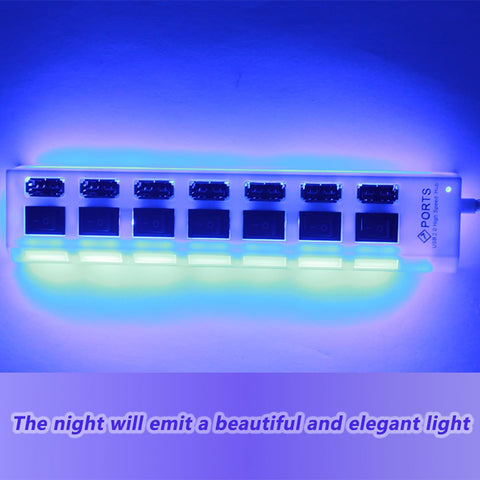 switch extension hub 7-port USB2.0 hub Computer USB extension hub one drag-CE00163-Veeddydropshipping