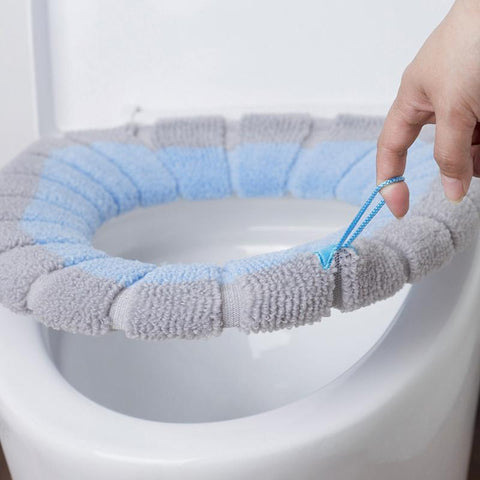 Bathroom Toilet Seat Cover Washable Mat Cover Pad-HA01040-Veeddydropshipping