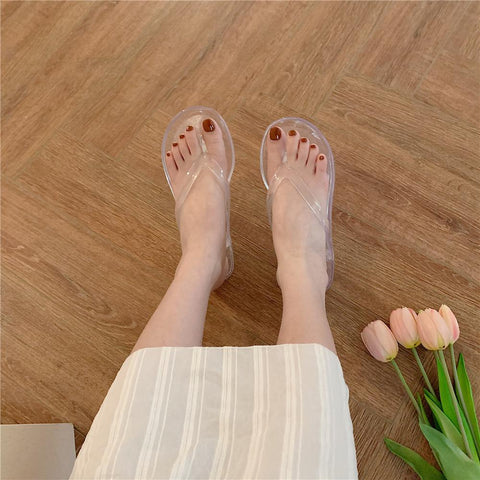 Student Bathroom Slippers Outdoor Beach Gel Shoes-BS01307-Veeddydropshipping