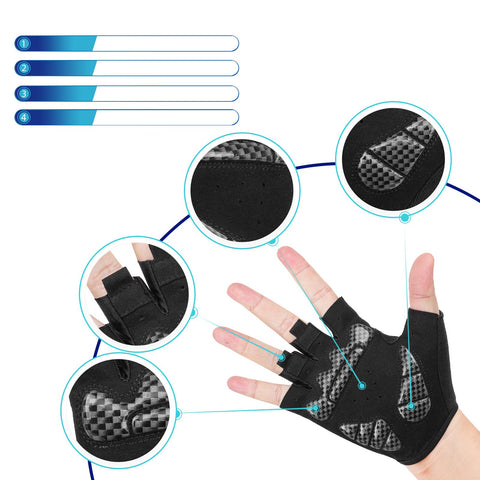 Cycling Gloves Mountain Bike Gloves Half Finger Road Racing Bicycle Glove -OS01085-Veeddydropshipping