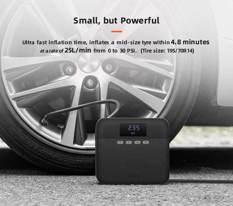 Xiaomi 70mai Car Air Compressor Lite 70mai Protable Electric Car Air Pump -CE00613-Veeddydropshipping