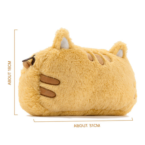 Girl Kawaii Cat Nintendo Switch Carrying Case Cartoon Plush Storage Bag -CE01471-Veeddydropshipping