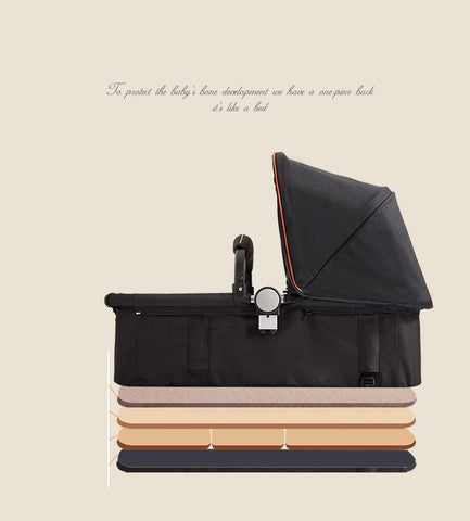 New Twins baby stroller 2 in 1,travel baby carriage, Newborn Pram-TB00381-Veeddydropshipping