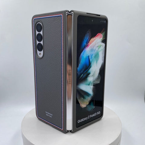 For Samsung Fold4 Mobile Case Folding Screen New Leather Protective Case-PA00218-Veeddydropshipping
