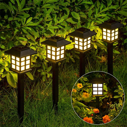 LED Solar Pathway Lights Lawn Lamp Outdoor Solar Lamp Decoration for Garden-TI00831-Veeddydropshipping