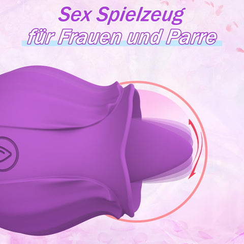 Rose Sucking Vibrator 10 Speed Vibrating Clit Sucker Vagina Nipple Clitoris Stimulation -BH01218-Veeddydropshipping