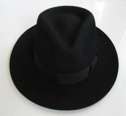 Adult Fashion Trilby Hats Popular Headwear Wool-MF01013-Veeddydropshipping
