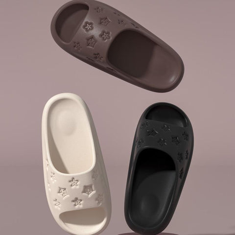 Couple Shoes Star Hollow Out Cute Indoor Sandals-BS01195-Veeddydropshipping