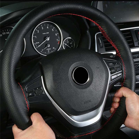 Braid Soft Artificial Leather Car Covers Car With Needle-AM01472-Veeddydropshipping