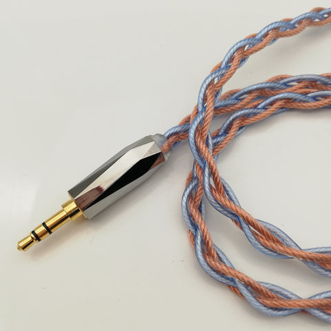 4 Core LITZ 7N OCC Silver Plated Graphene Cable 2.5MM/3.5MM/4.4MM Iem -CE01227-Veeddydropshipping