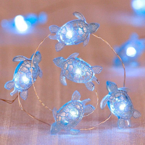Turtle String Light Mermaid Party Under The Sea-HA00609-Veeddydropshipping