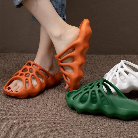 fashion seaside beach shoes casual spider web sandals-BS01298-Veeddydropshipping