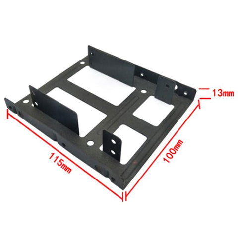 Dual Desktop SSD Mounting Bracket  2.5 To 3.5 inch Hard Disk Bracket Hard -CE01443-Veeddydropshipping