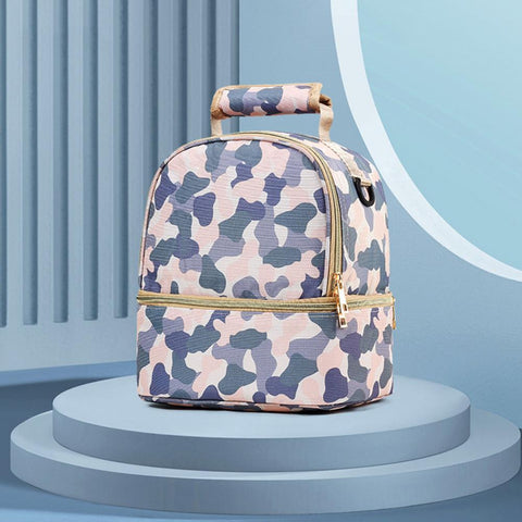 Backpack Double Layer Feeding Bottle Backpack Drink Milk Lunch-BS00244-Veeddydropshipping