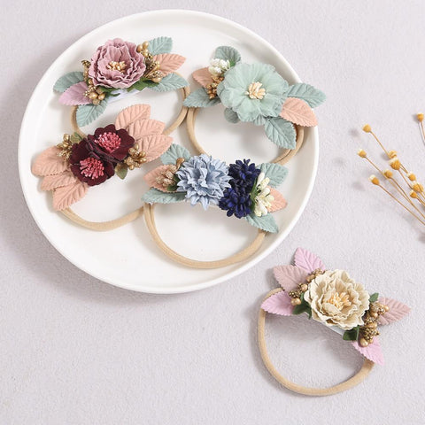Baby Girl Headband Cute Baby Elastic Hair Band Newborn Head Flower Toddler-TB00478-Veeddydropshipping