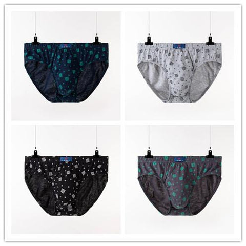 Sale 4pcs/Lot Mens Brief Cotton Mens Underwear Pant For-MF01705-Veeddydropshipping