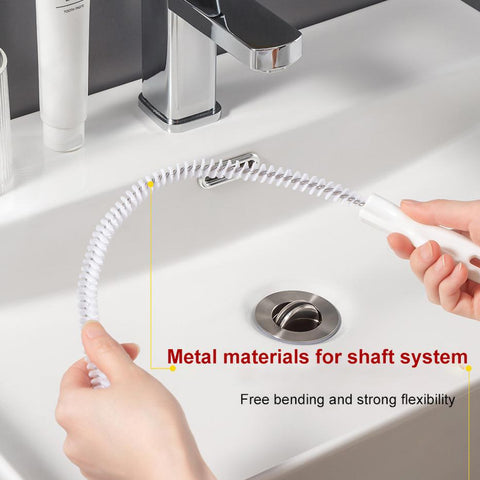 Dredging Brush Bathroom Hair Sewer Sink Cleaning Brush-HA01092-Veeddydropshipping