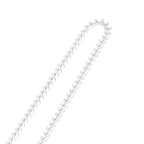 Stainless Steel Tone Shape Bulk Necklace Chain Fit DIY  Jewelry -JW01584-Veeddydropshipping