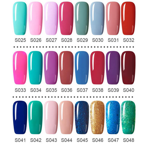 Nail Gel Polish UV Gel Polishes Semi Permanent Gel Varnish Hybrid-BH01018-Veeddydropshipping