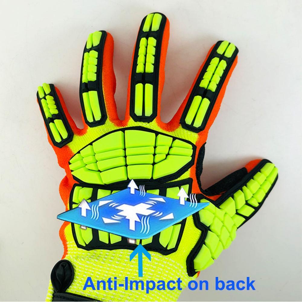 Protective Work Gloves  with Oil-proof Nitrile Dipped -CO00684-Veeddydropshipping