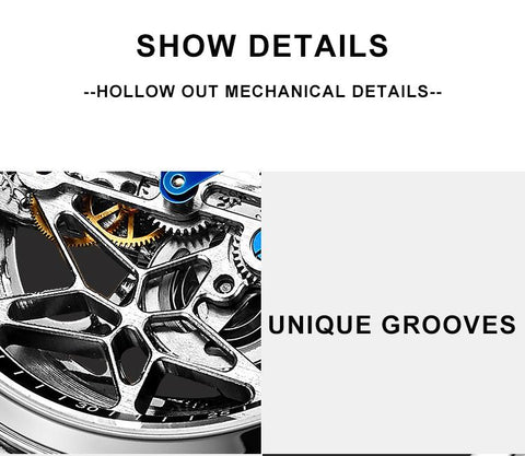 Skeleton Mechanical Watch Brand Luxury Steampunk-JW00625-Veeddydropshipping
