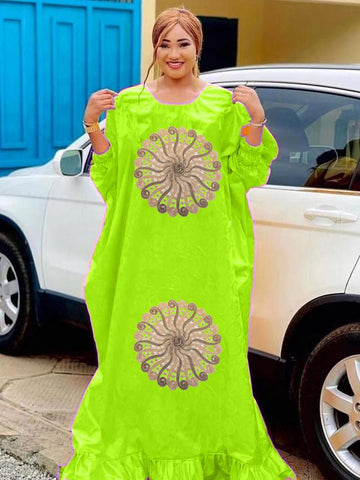 Maternity Dress Dashiki Robe Evening Gowns-WF01684-Veeddydropshipping
