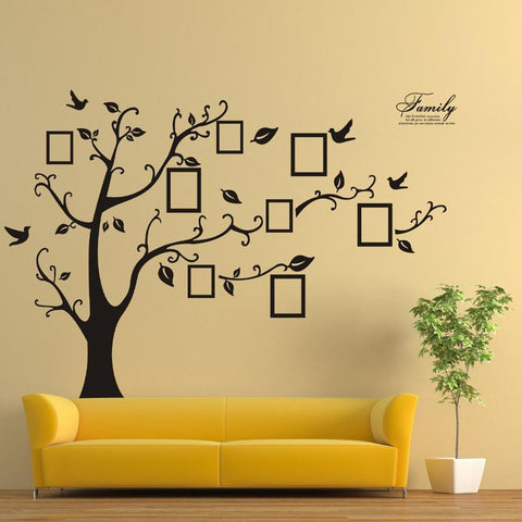 3D DIY Photo Tree PVC Family Wall Stickers-HA00227-Veeddydropshipping