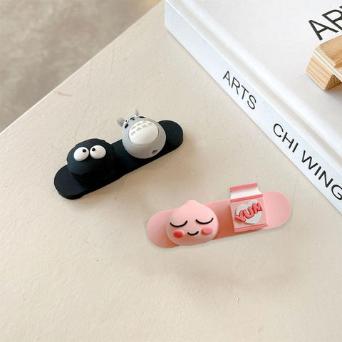 Universal Cartoon Magnetic Desk Phone USB Cable Organizer Wire Earphone Line Cord Protector-PA00879-Veeddydropshipping