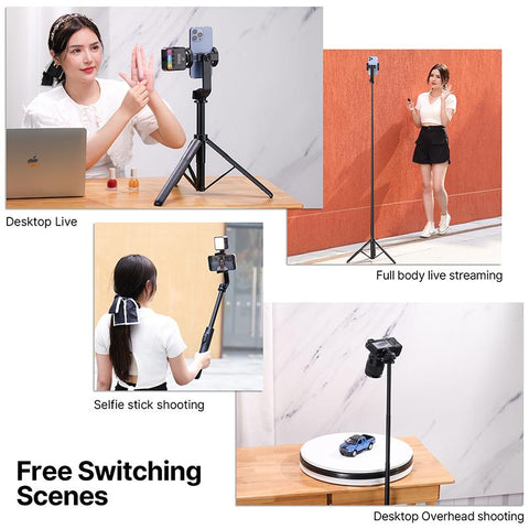SK-03 1.6M Livestream Selfie 360 Rotation Bluetooth 10M Remote -CE00376-Veeddydropshipping