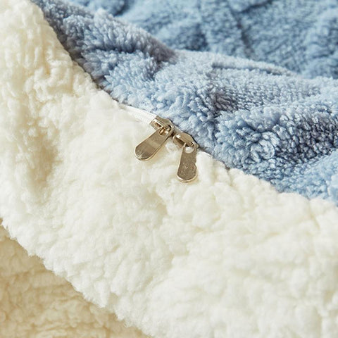 Wool Blanket Double Layer Thickening Blanket-HA00576-Veeddydropshipping